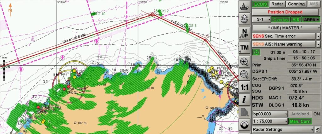 ECDIS (MC 1.27) (4 days) STCW II/1, II/2